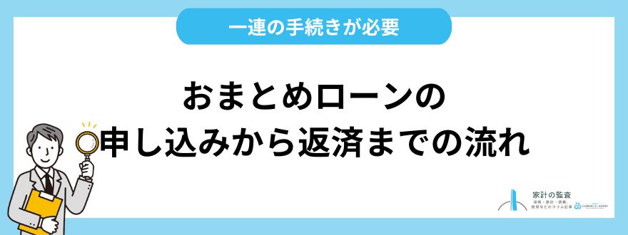 おまとめローンの申し込みから返済までの流れ